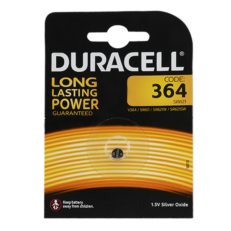 PILA RELOJ DURACELL 364 BLISTER 1 UD.