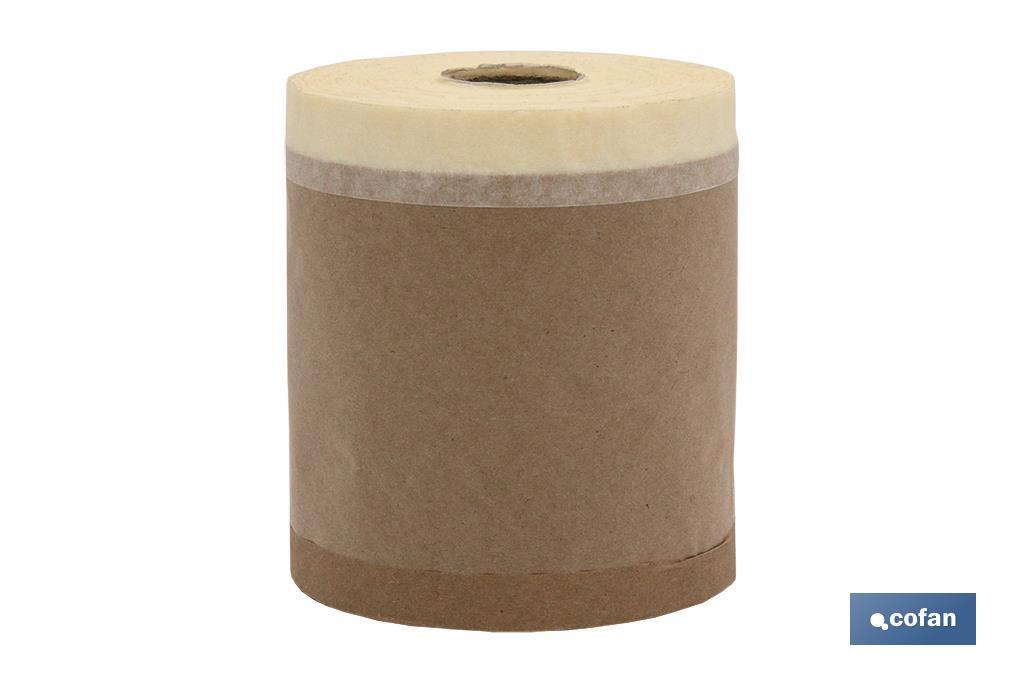ROLLO CINTA CREPE+PAPEL KRAFT