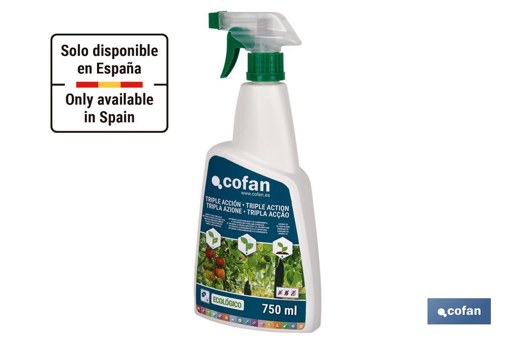 INSECTICIDA TRIPLE ACCION ECOLOGICO 750ML
