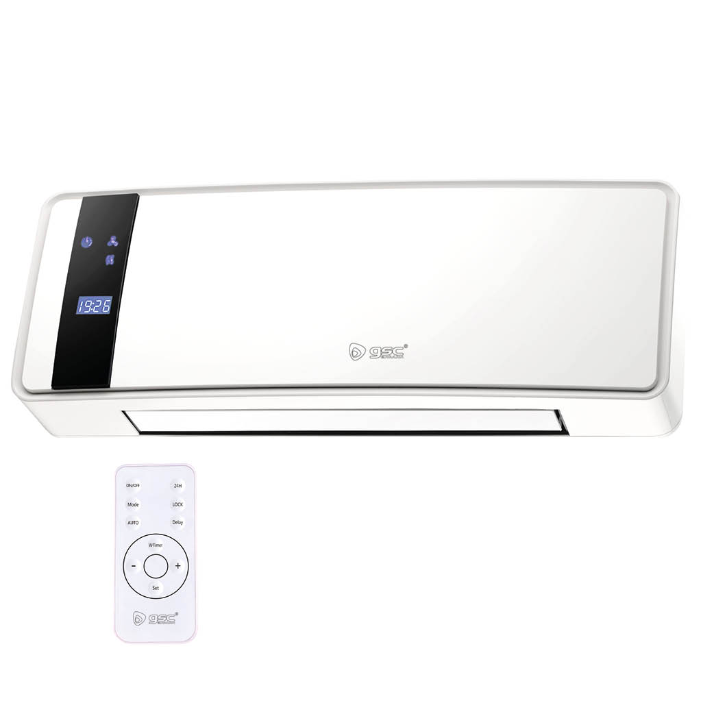 CALEFACTOR SPLIT DE PARED 2000W PARA BAÑOS IPX2