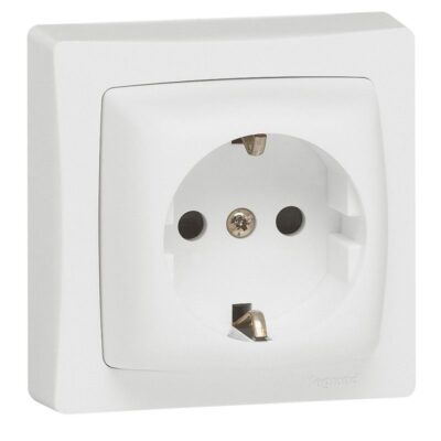 BASE ENCHUFE 2P CUADRADO OTEO