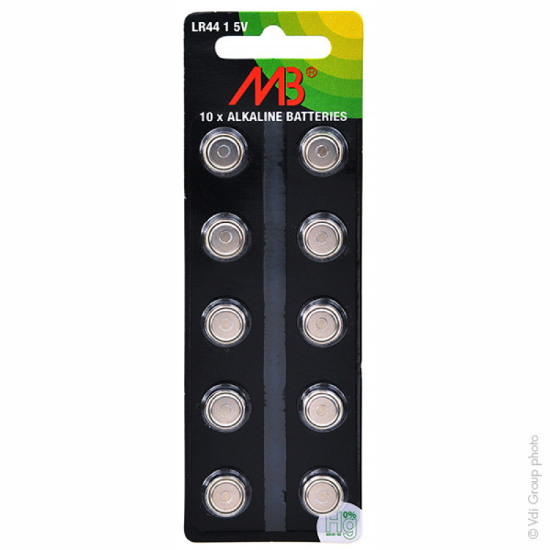 PILA BOTON ALCALINA LR44 1.5V BLISTER 10