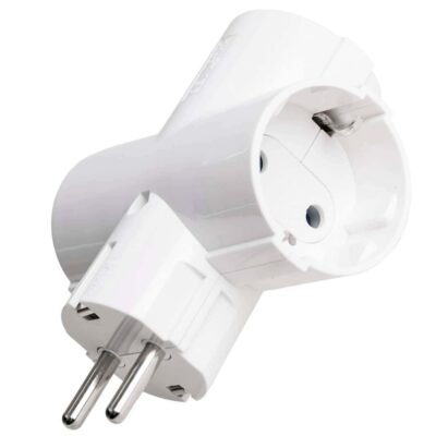 ADAPTADOR BIPOLAR 16A 250V 3 TOMAS MARCA SOLERA