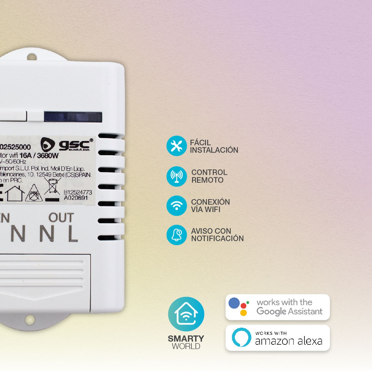 INTERRUPTOR WIFI PROGRAMABLE CROM