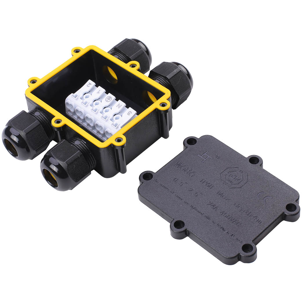 CAJA CONEXIÓN ESTANCA H + REGLETA IP68 24A