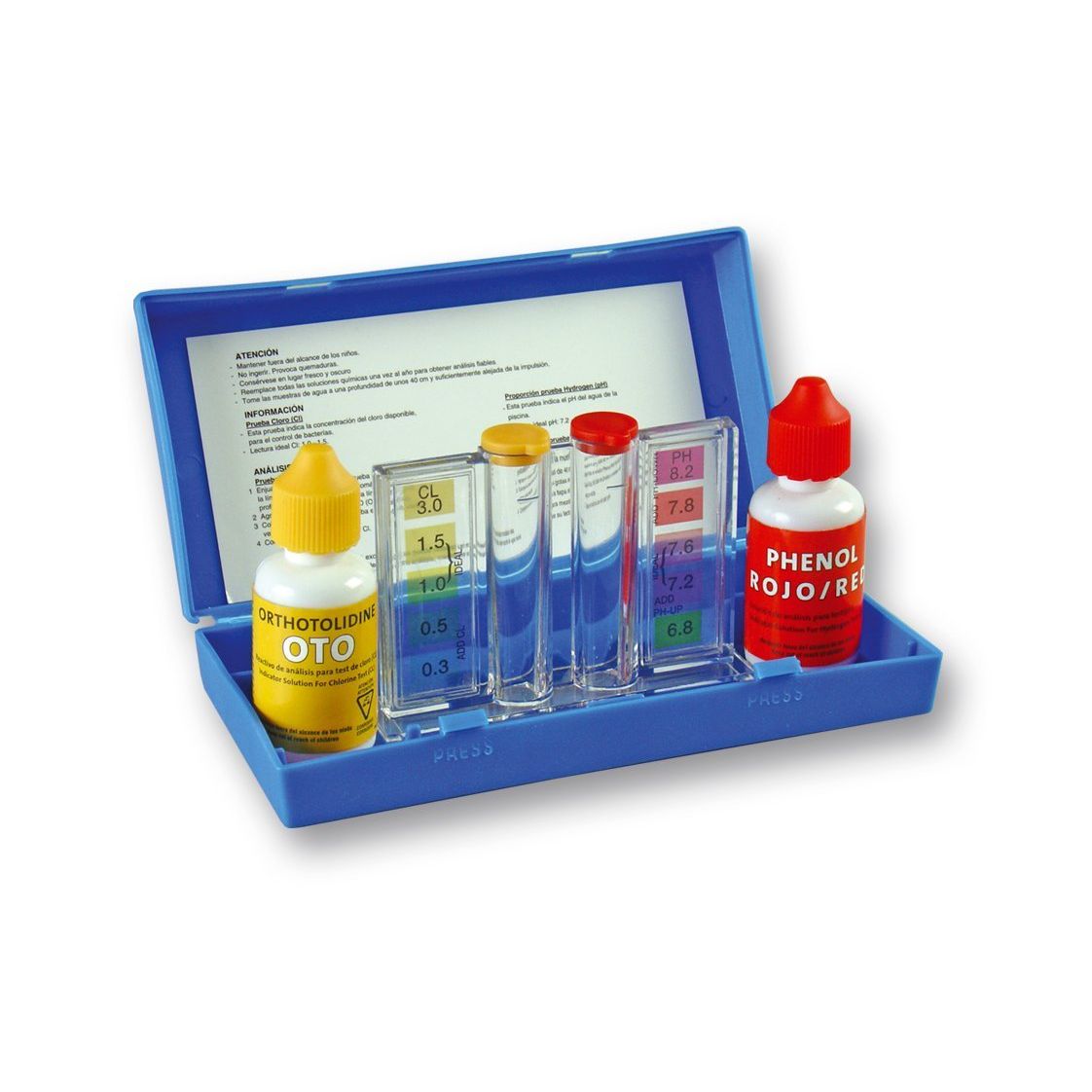 TEST KIT CLORO - PH (OTO-PHENOL)