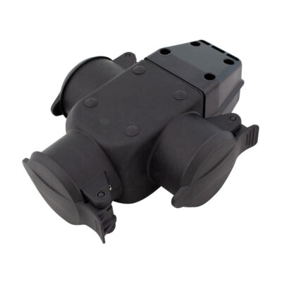 TRIPLE SUCKO CON TAPAS PARA ENGARZAR CABLE IP44