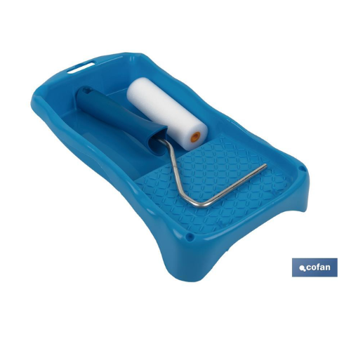KIT ESMALTAR RODILLO+CUBETA 16X31 CM