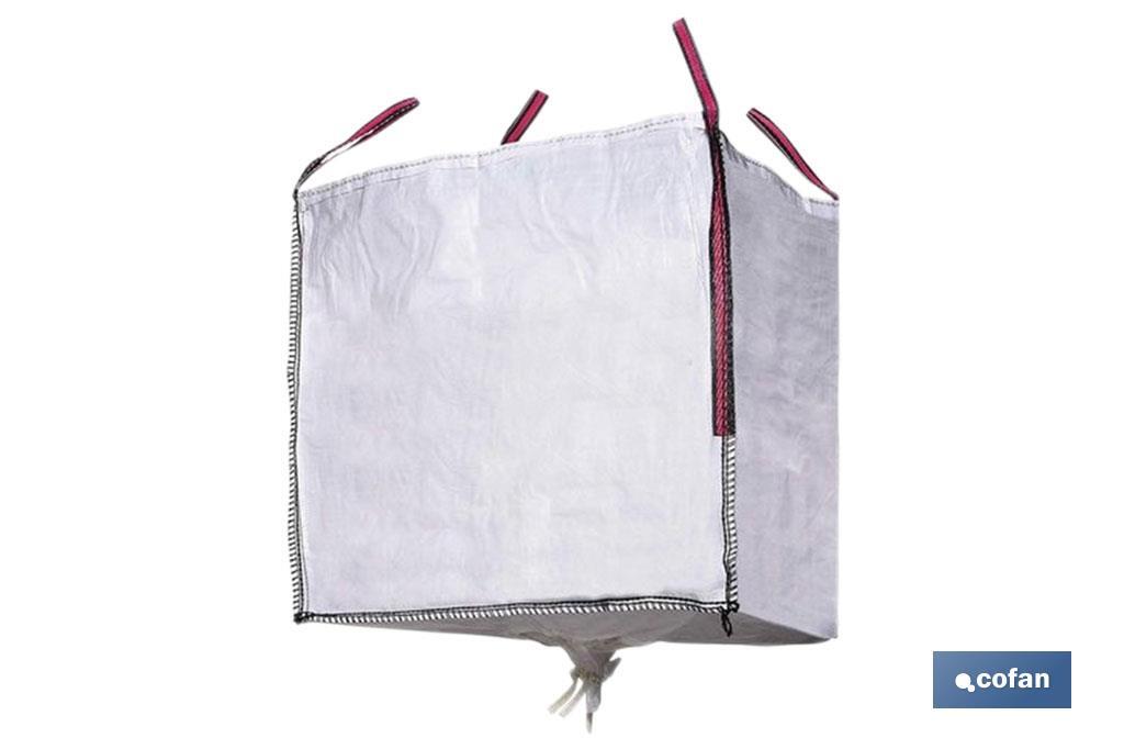 BIG BAG ESCOMBRI 90X90X90CMS C/VALV. DESCARGA
