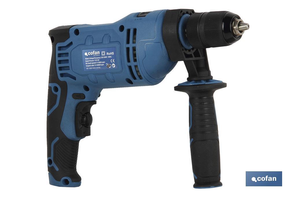 TALADRO IMPACTO 910W (1/13MM) PORTABROCAS AUTOMATI