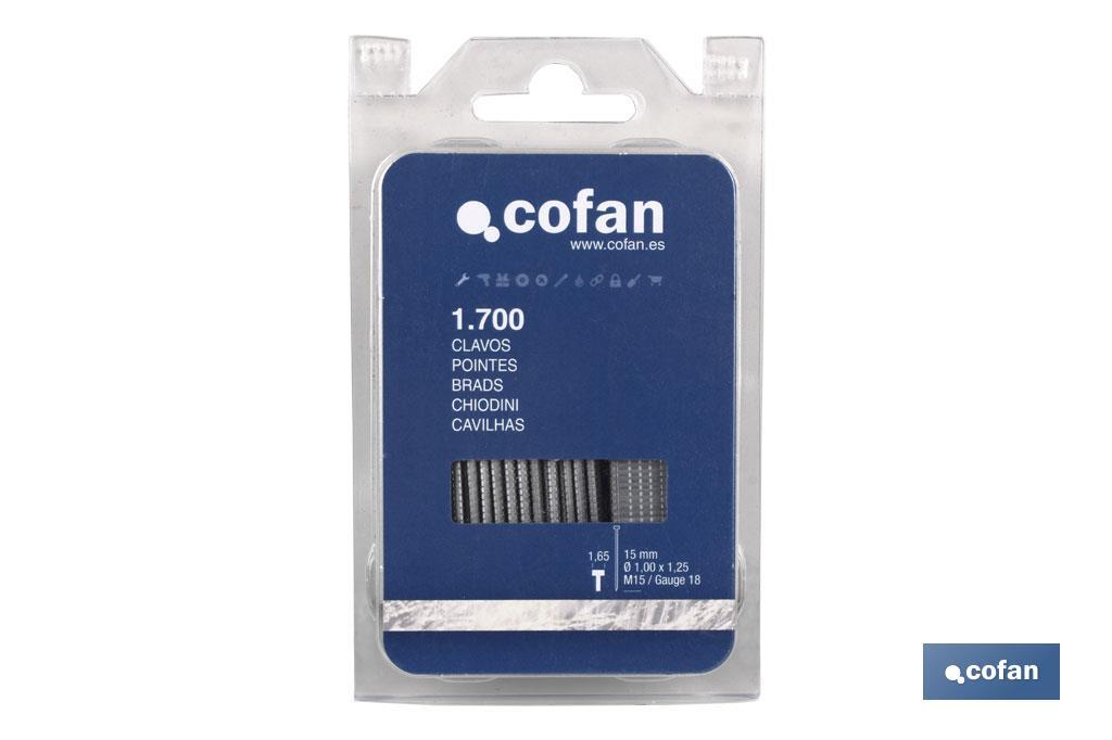 BLISTER CLAVOS CON CABEZA W-15MM (1,700 PCS)