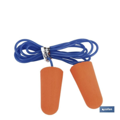 BLISTER 10 TAPONES (5 PAR) OIDOS CON CUERDA