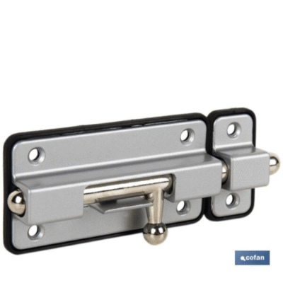 PASADOR CROMO MATE 50MM BASE PLASTICO