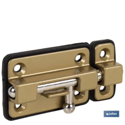 PASADOR DORADO 50MM BASE PLASTICO