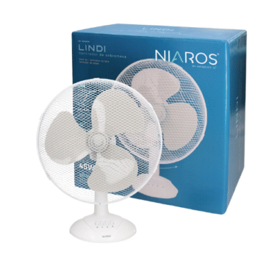Ventilador sobremesa Lindi 45W Blanco