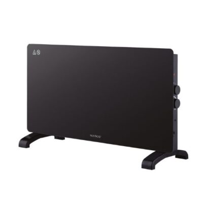 Radiador convector de cristal Zanthus Máx. 2000W Negro
