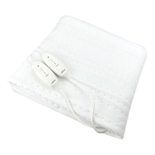 Calentador de cama eléctrico doble 160x140cm 2x60W Blanca