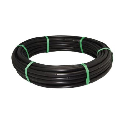 ROLLO DE 25m DE TUBERIA DE GOTEO 16mm CON GOTEROS A 35 cm 2 L/h COLOR NEGRO.
