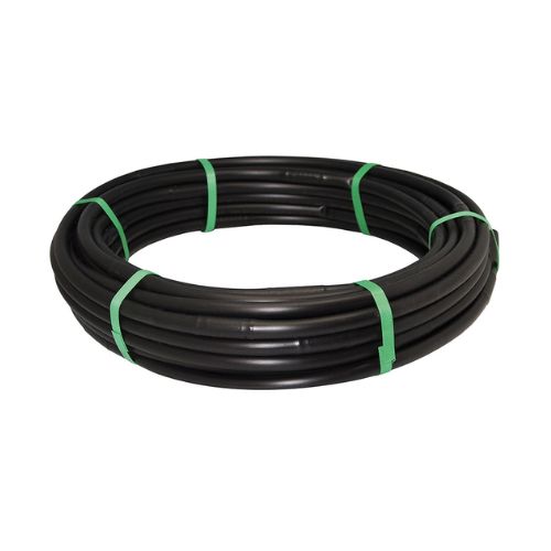 ROLLO DE 25m DE TUBERIA DE GOTEO 16mm CON GOTEROS A 35 cm 2 L/h COLOR NEGRO.