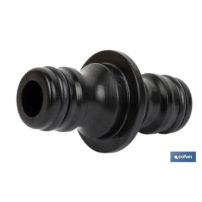 Conector doble para mangueras de jardín | Rosca macho para empalmes