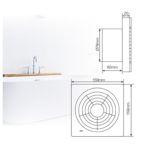 Extractor doméstico Nagod Ø80mm - Imagen 2