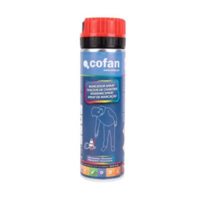 Spray Marcador Fluorescente de Obra | Rojo | Envase 500 ml