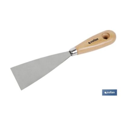 Espátula con mango en madera | Varias medidas