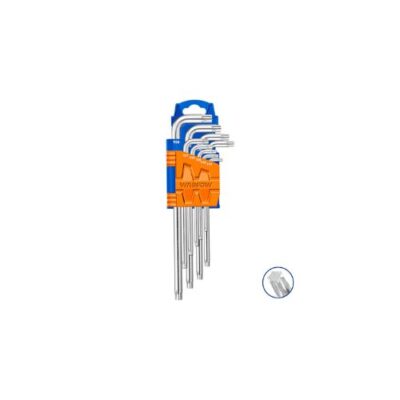 JUEGO 9 PZS. LLAVES TORX