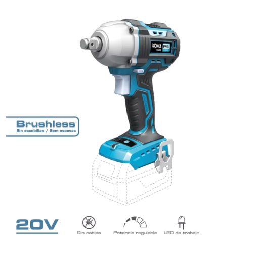 LLAVE IMPACTO BRUSHELESS