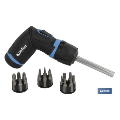 Set destornillador carraca en "T" | Contenido de 19 pcs