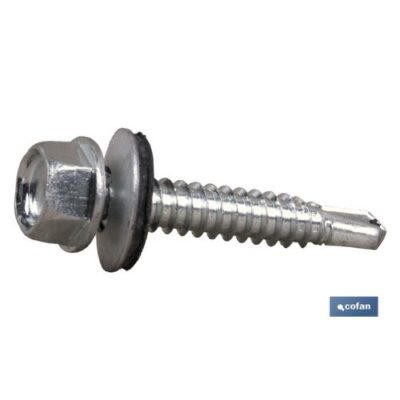 Tornillos de Cubierta con Arandela Acero/EPDM