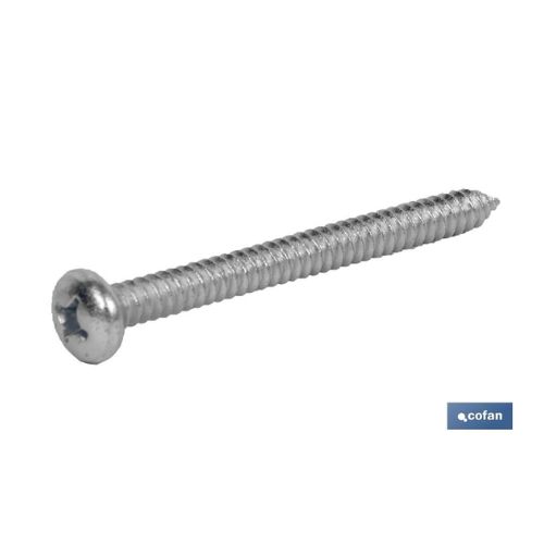 Tornillo Roscachapa Cabeza Cilíndrica Abombada Phillips Zincado
