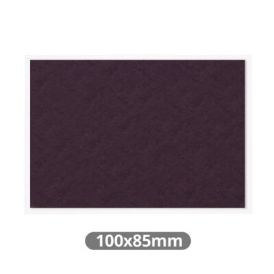 FIELTRO ADHESIVO CUADRADO 100X85MM MARRON