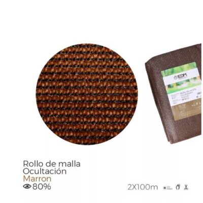 MALLA OCULTACION MARRON 1.5X10M