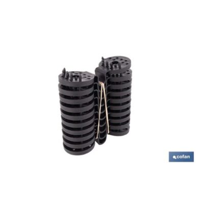 PACK 10 UDS. PINZA NEGRA PARA MALLA